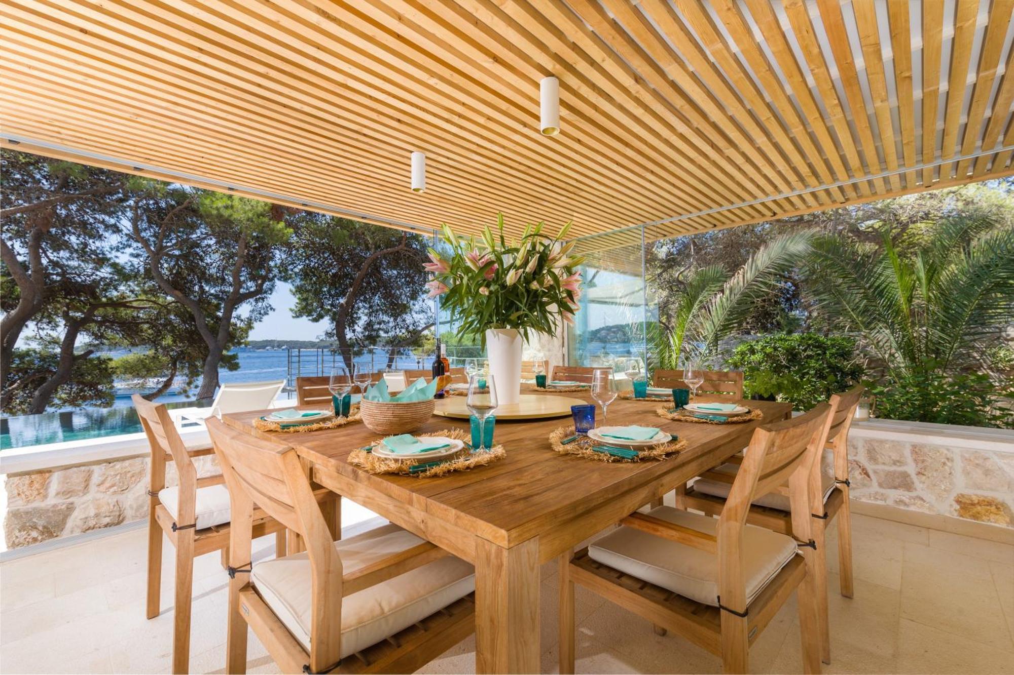 Pakleni View Villa: Seafront Splendor With Infinity Pool Hvar Town