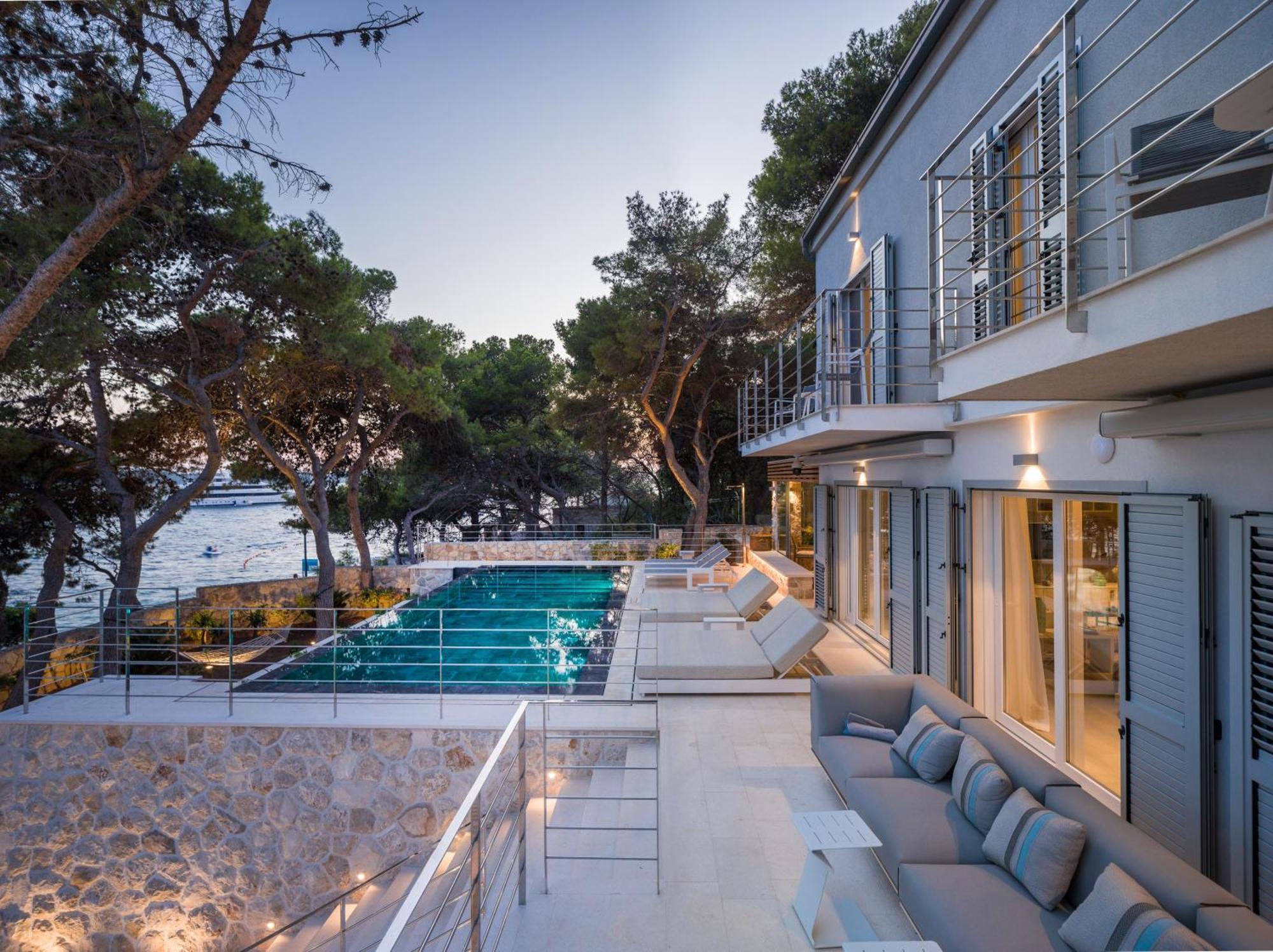 Villa Pakleni View Villa: Seafront Splendor With Infinity Pool Hvar Town