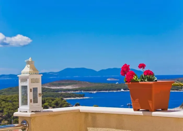 Amazing Sea View Apartment Hvar Town 6 P