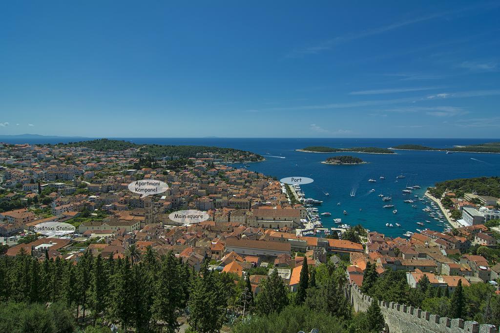 Apartments&rooms Kampanel 3* Hvar Town