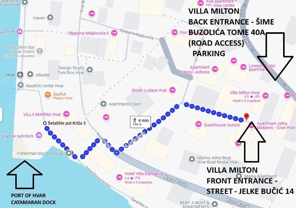 Milton Hvar Apartment